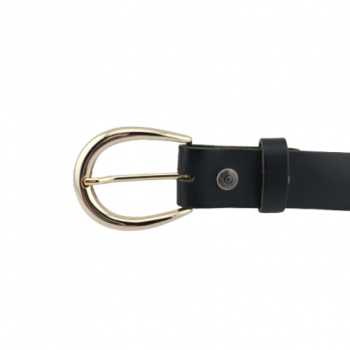 Preview: Design Belt Buckle Limo gold from Umjubelt - am Gürtel